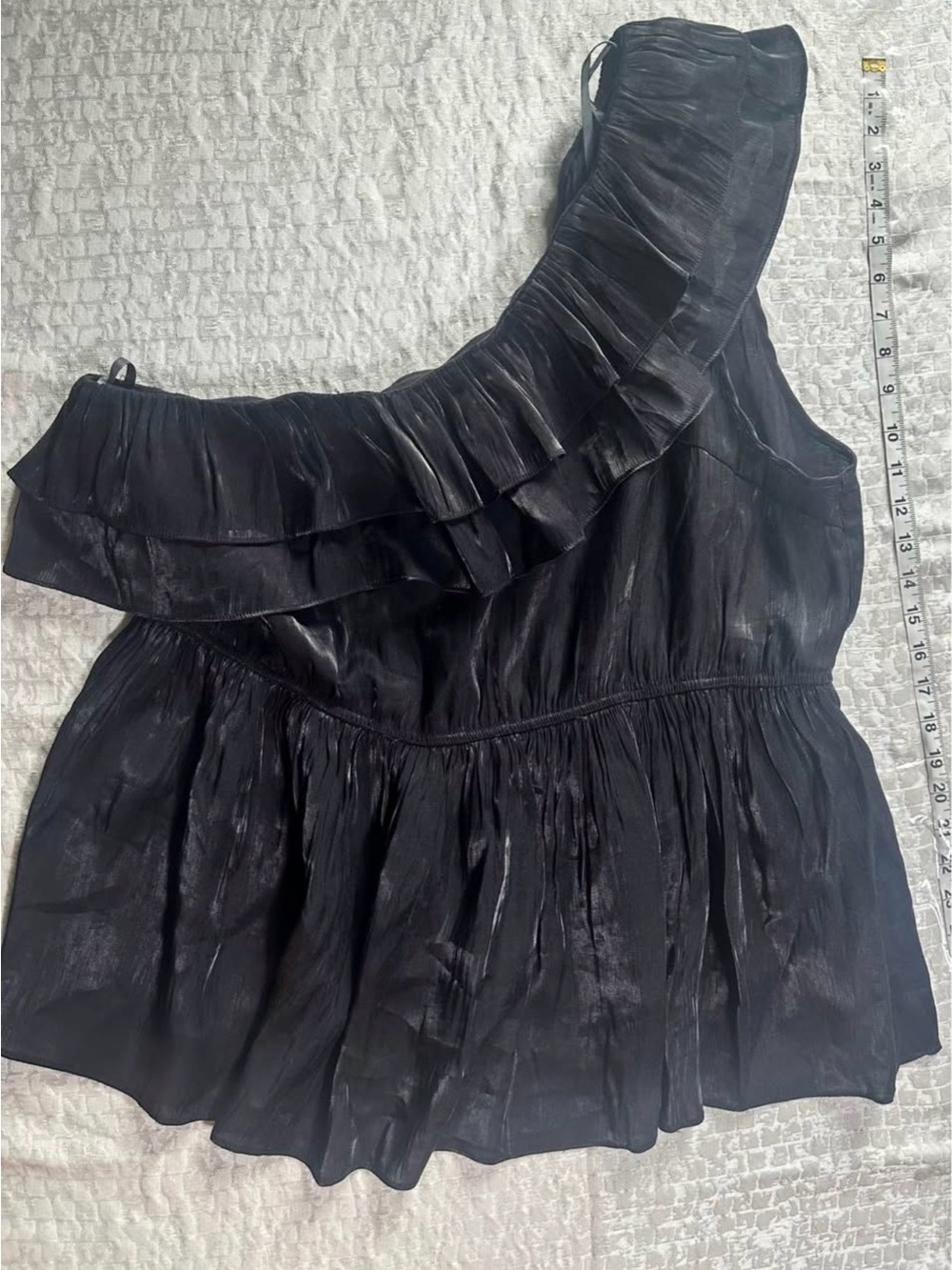 ARULA Black Women's Top with Subtle Label Detail